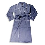  : Hanes Classics - Mens Waffle Weave Robe, Blue