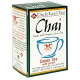 Uncle Lee s Tea Chai Green Tea with Lemon, Tea Bags, 18-Count Boxes (Pack of 4)
