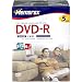 Memorex 4.7GB/120-Minute DVD-R Media (5-Pack in Movie Cases)