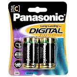 Panasonic LR-14GA/2B Digital Alkaline C Batteries (Two-pack)