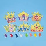 Princess Crown Shaped Sand Art Craft Kits (2 dz)