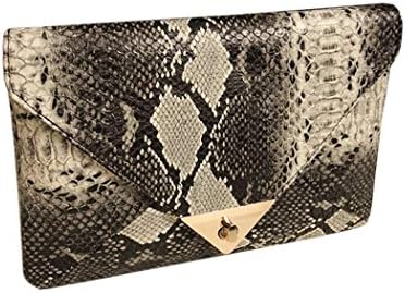 FINEJO® Fashion Women's Snake Skin Envelope Bag Day Clutches Purse Evening Bag