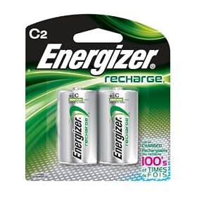 Buy Energizer C2 Rechargeable, Size C, 2-Count by Energizer now!