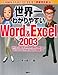E킩₷Word & Excel 2003 (u[obNXs[X)