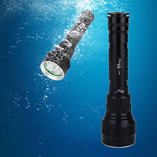 8000 Lumens 5x Cree Xm-l L2 LED Diving Flashlight Torch Waterproof Under Water 100 Meters for Camping Hiking