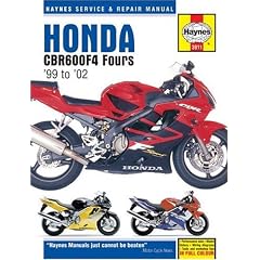 Honda CBR600F4 Fours Service and Repair Manual: 1999 to 2002 (Haynes Service and Repair Manuals)