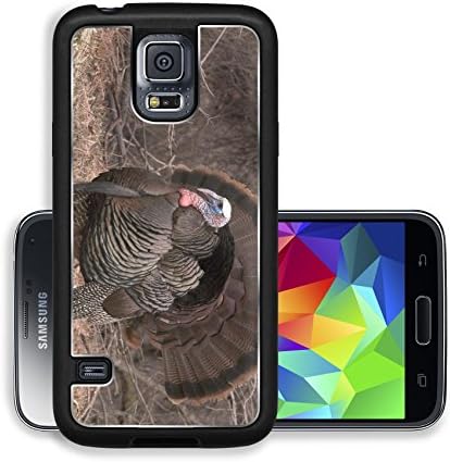 Luxlady Premium Samsung Galaxy S5 Aluminium Snap Case Strutting wild turkey IMAGE ID 624800