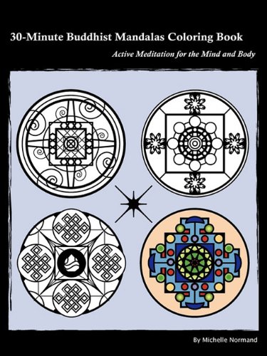 30-Minute Buddhist Mandalas Coloring Book