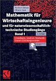 Mathematik für Wirtschaftsingenieure und für naturwissenschaftlich-technische Studiengänge  Band 1