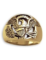 Carroll Collection of US Eagle Rings - Senator Eagle Ring, 14 Karat Gold