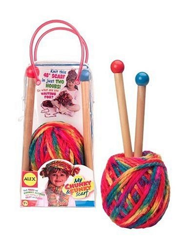 Childrens Toyshop  Toys : Alex Chunky Funky Scarf - Red