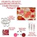 Hearts Cakes Cookies - Hearts Do-It-Yourself Package 8 - 15 Total Pieces