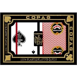 Copag ESPN Poker Club Poker Regular Index Plastic Playing Cards