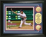 Yu Darvish Framed Texas Rangers MLB Debut Gold Coin Photo Mint