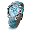 Locman Italy Diamond Cavallo Pazzo Women's Chronograph Leather Strap Watch