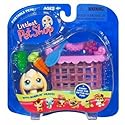 Littlest Pet Shop Pets On The Go Figure Floppy Bunny with Hutch