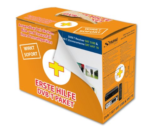 Strong First Aid Kit (SRT 5300 digitaler terrestrischer Receiver und SRT ANT 10 Indoor-Antenne)