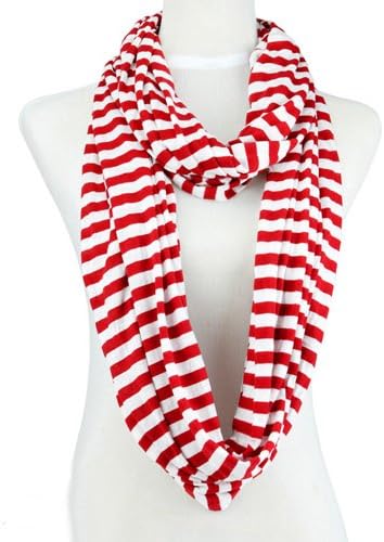 Stripe Cycle Chevron Infinity Zebra Scarf,nl-2002,10 Color Available