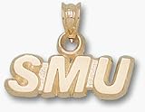 Southern Methodist (SMU) Mustangs Vertical SMU Pendant - Sterling Silver Jewelry
