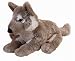 Nounours Gris Loup Peluche 25xcm