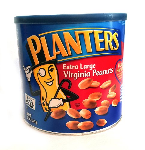 Planters Extra Large Virginia Peanuts with Sea Salt 52 oz. Tub