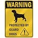 WARNING  CANE CORSO PROTECTED BY GUARD DOGS  PARKING SIGN DOG