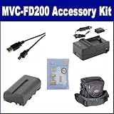 Sony MVC-FD200 Digital Camera Accessory Kit includes: ZELCKSG Care & Cleani ....