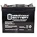 Mighty Max Battery ML75-12 12V 75Ah Battery Replaces Orthofab/Lifestyles 760V, 760N Brand Product