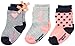 OshKosh B'Gosh Baby-Girls Infant 3 Pack Dance Socks, Multi, 12-24 Months