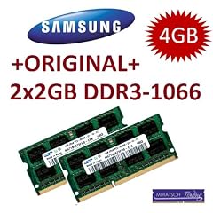 4GB Mihatsch Trading Kit SAMSUNG original 2 x 2 GB DDR3-1066 (1066Mhz, 204pin, CL7) PC3-8500 SO-DIMM (2x M471B5673FH0-CF8 ) f�r aktuelle DDR3 Notebooks / MacBook / MacBook Pro / iMac / mac mini mit 10 Jahren H�ndlergarantie
