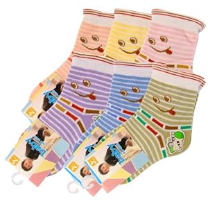 Hk Cotton Comfy Fit 6-pack Baby Socks Size: 12m - 36m
