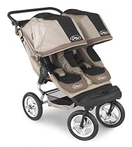 Baby Jogger City Elite Double Stroller - Tan/Black