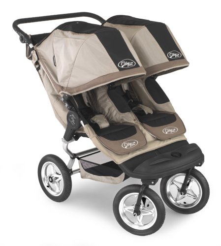 Baby Jogger City Elite Double Stroller - Tan/Black