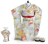 Sun Japanese Kimono, Obi Sash and Sandals ~ Fits 18