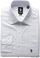 U.S. Polo Assn. Men's Navy Purple Blue Graph Check