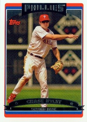 2006 Topps Baseball Card # 359 Chase Utley Philadelphia Phillies