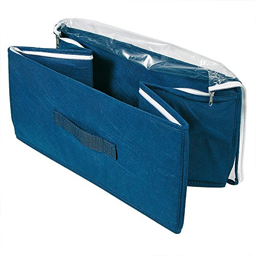 Imagen 2 de Bolsa tela cuadrada para sábanas, ropa temporada, etc. - 40 x 30 x 18 cm