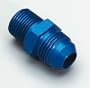 Earl's 981644 Blue Anodized Aluminum -4AN Male to 1/4" NPT Straight Adapter