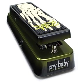 Dunlop KH95 Kirk Hammett Signature Crybaby Wah Guitar Effects Pedal, Black and Green