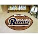 St. Louis Rams NFL Ball Rug- 22x35