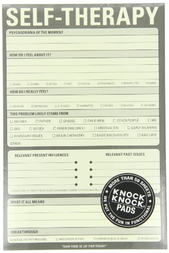Knock Knock Self-therapy Note Pad (Pack of 2) On Sale