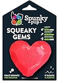 Spunky Pup Squeaky Gems Heart