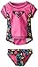 Roxy Little Girls' Pop Logo Rashguard Set