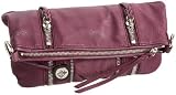 The SAK Madera Converible Clutch/Crossbody,Deep Plum,one size