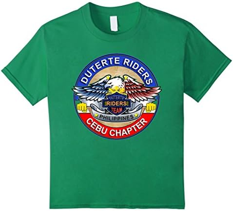 Kids DU30 is my president T-Shirt - Duterte Riders Cebu Chapter 4 Kelly Green