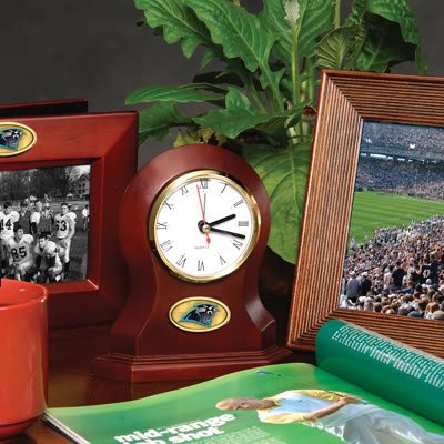 Carolina Panthers Desk Clock