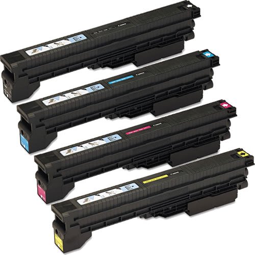 Do It Wiser Toner Cartridge Set For Canon C4080 C4580 Black Cyan Magenta Yellow - 0262B001AA 0261B001AA 0260B001AA 0259B001AA - Black 26,000 Pages - Color 30,000 Pages