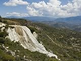 IMAGE OF Hierve El Agua, Water Rich in Minerals Bubbles up from Mountains and Pours Over the Edge, Mexico Stretched Canvas Poster Print by Robert Harding, 18x24