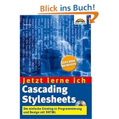 Jetzt lerne ich Cascading Stylesheets . Der einfache Einstieg in Programmierung und Design mit DHTML
