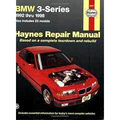 BMW 3-series Automotive Repair Manual: 1992 to 1998 (Haynes Automotive Repair Manuals)